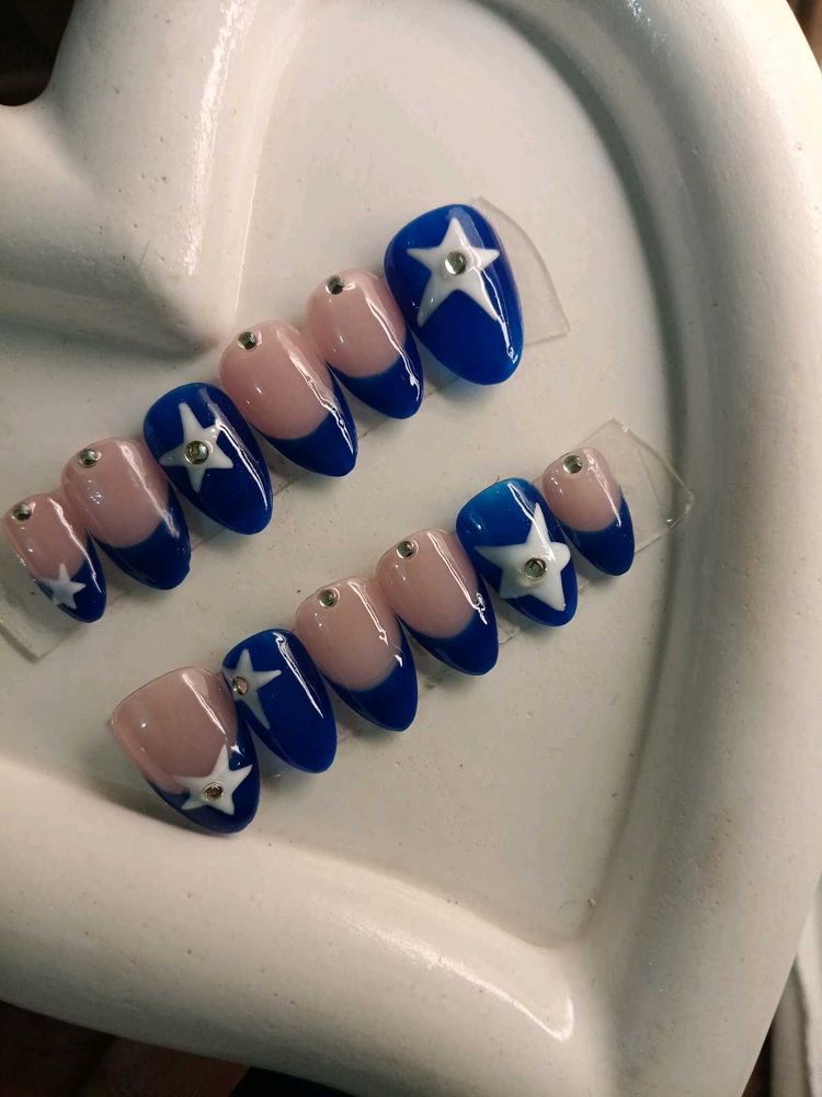 Blue Star Press-On Nails Lowest Price Directly Buy