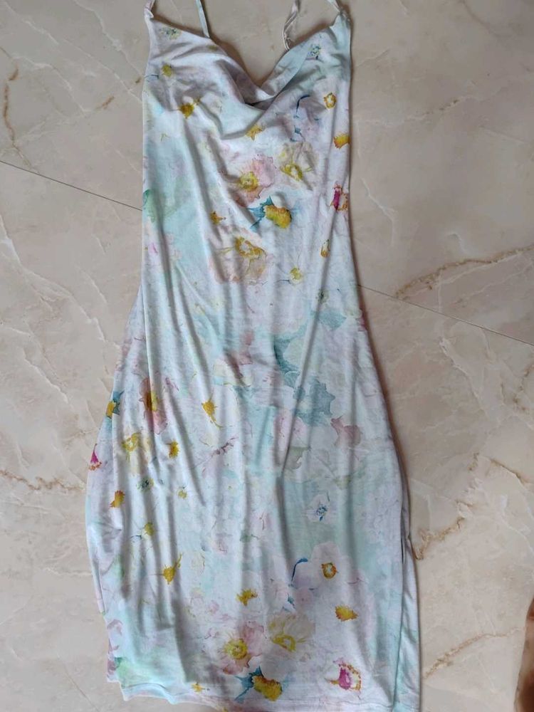 Floral Print Slip Dress