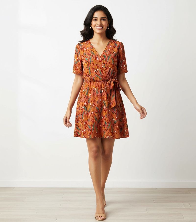 Floral Mini Dress (Size S) – Lightweight &amp; Stylish