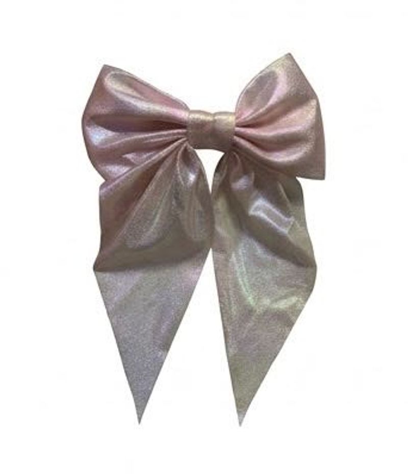 Pink Bow Hair Clip