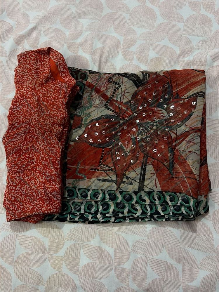 Designer Saree with Blouse