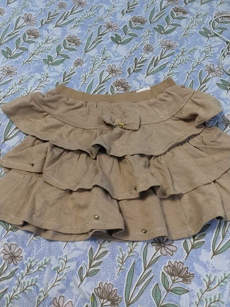 Girls Tiered Ruffle Skirt