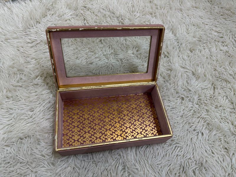 Vintage Jewelry Box with Mirror