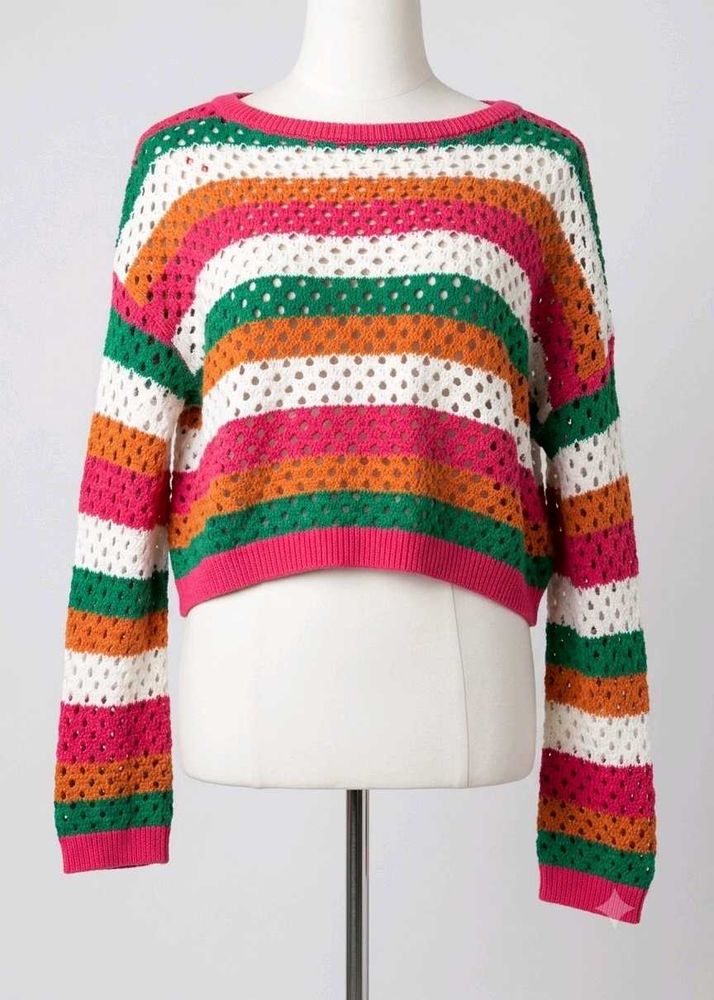 Striped  Knit Sweater