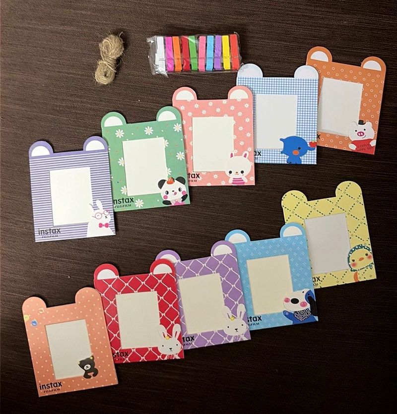 Fujifilm Instax Mini Polaroid Frames and clips