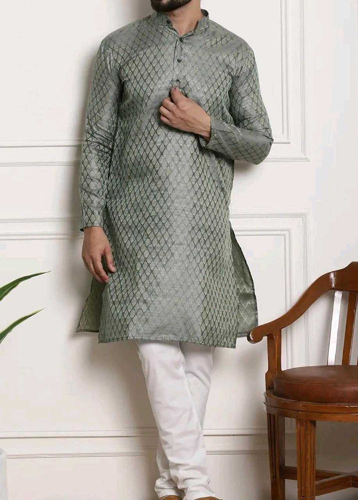 Elegant Green Men's Kurta