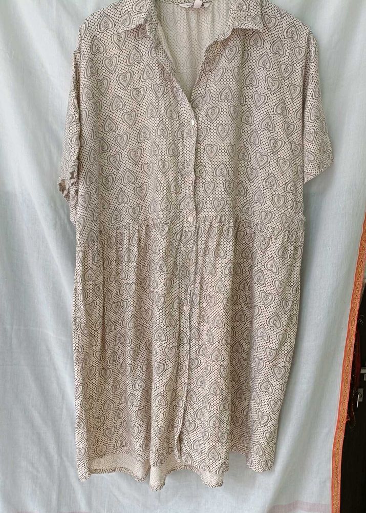 kurti top big size front open