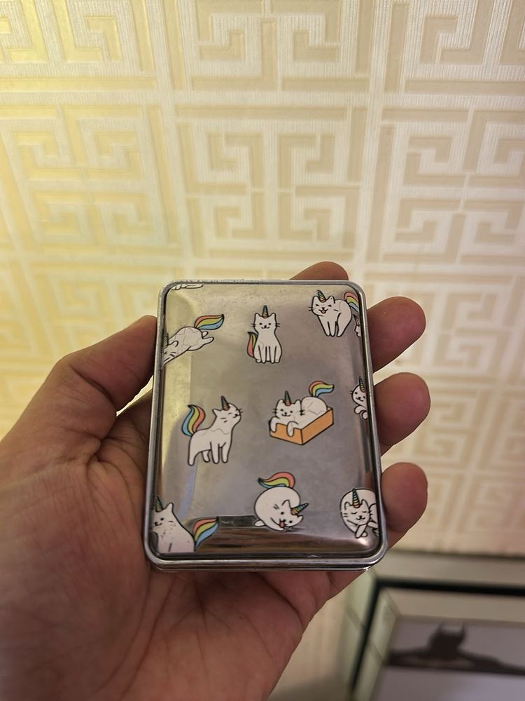 Cute Cat Unicorn pocket mirror