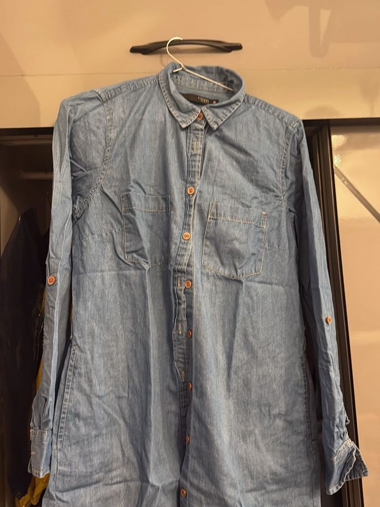Denim Shirt Dress