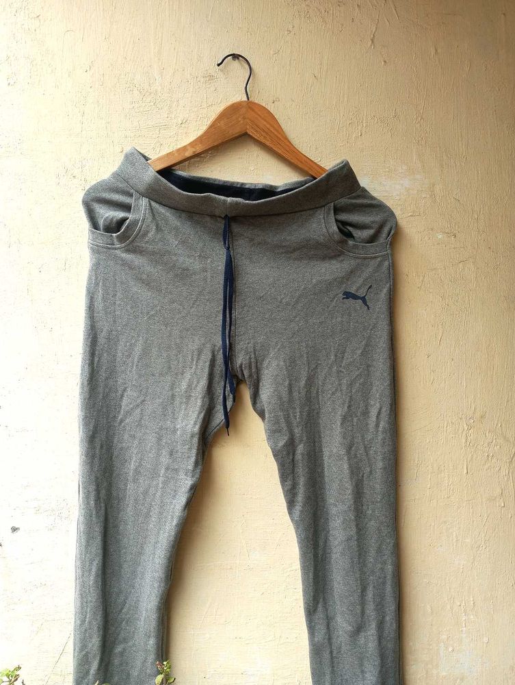 Puma Gray Track Pants (Women)
