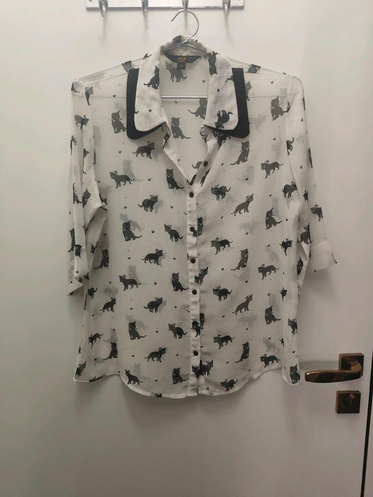 Cat Print Shirt