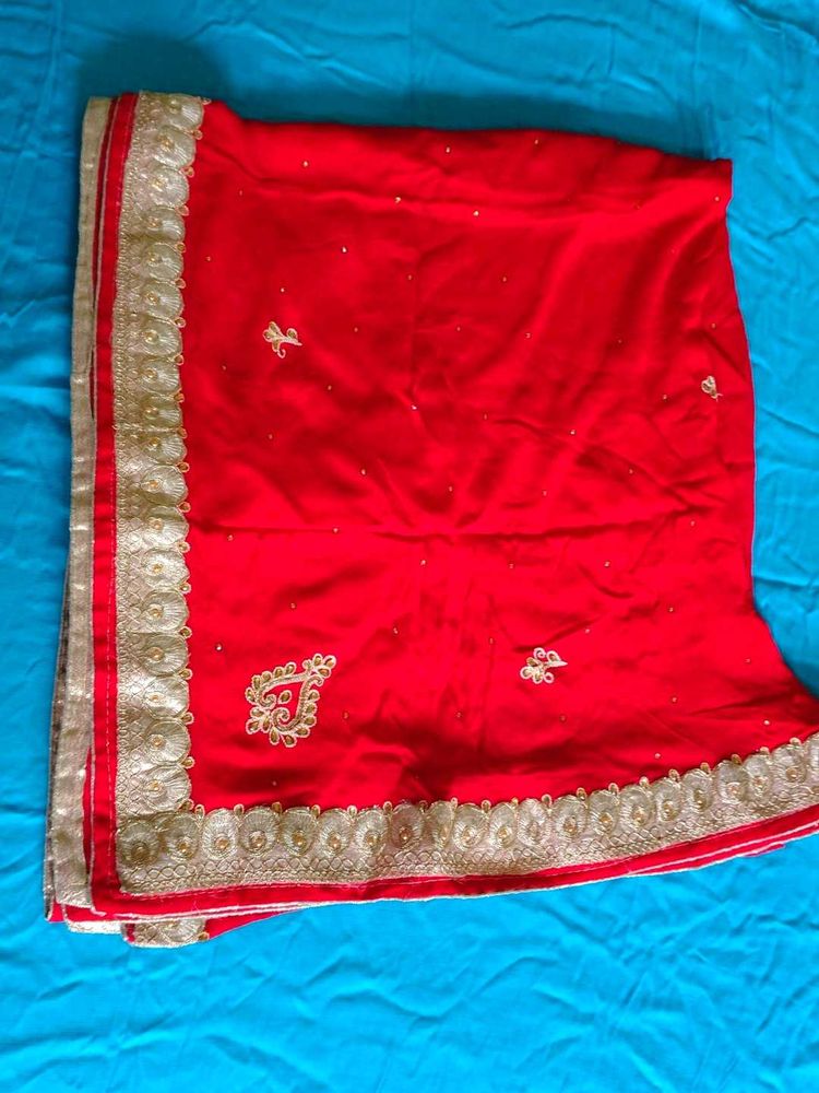 Red Embroidered bridal