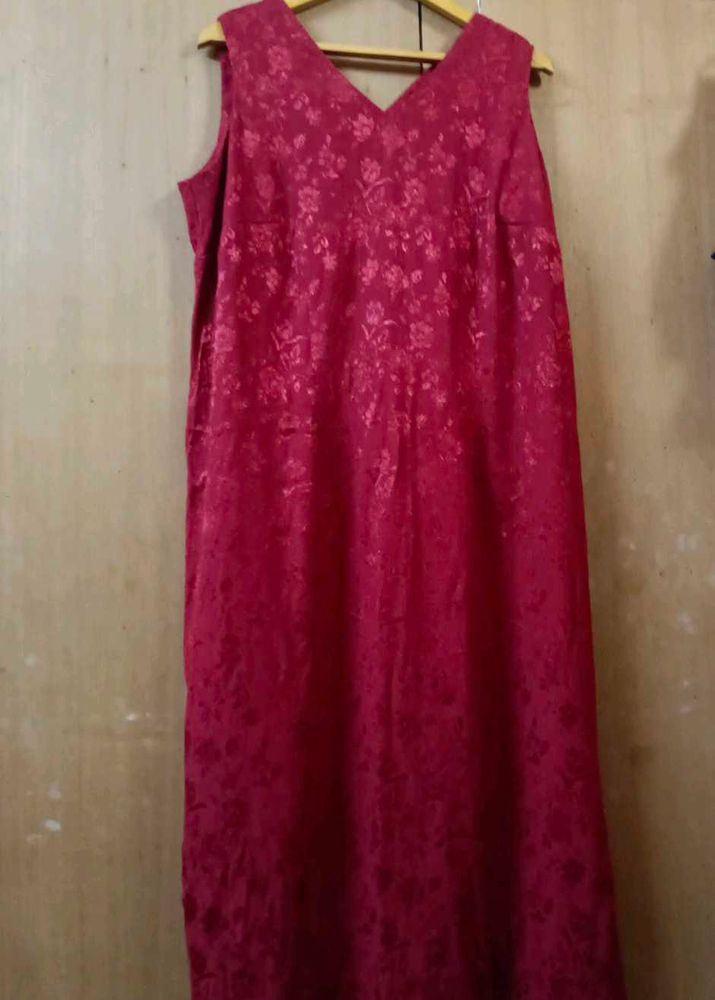 Vintage Floral Maxi Dress