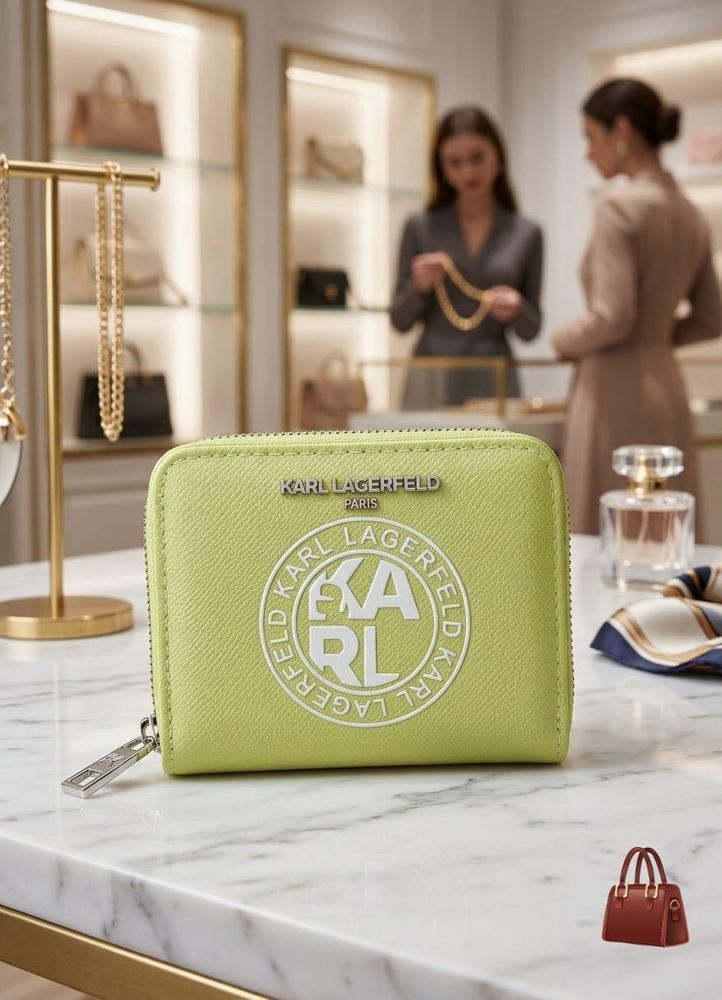 Karl Lagerfeld Paris Zip Around Wallet