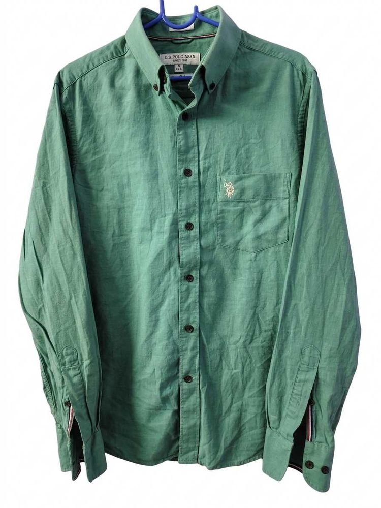 U.S. Polo Assn. Men's Green Shirt