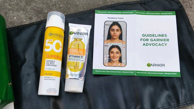 Garnier Sunscreen &amp; Vitamin C Serum