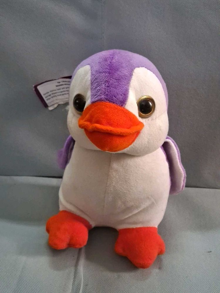 Cute Purple Penguin Plush Toy