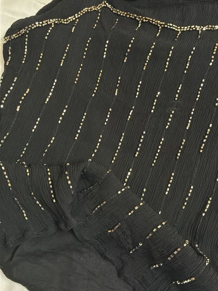 Sparkly Black Camisole Top
