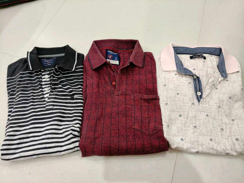 Men's Polo T-Shirts - Pack of 3 size-xl