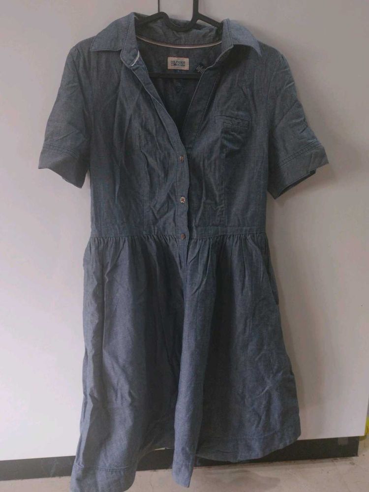 Denim Shirt Dress