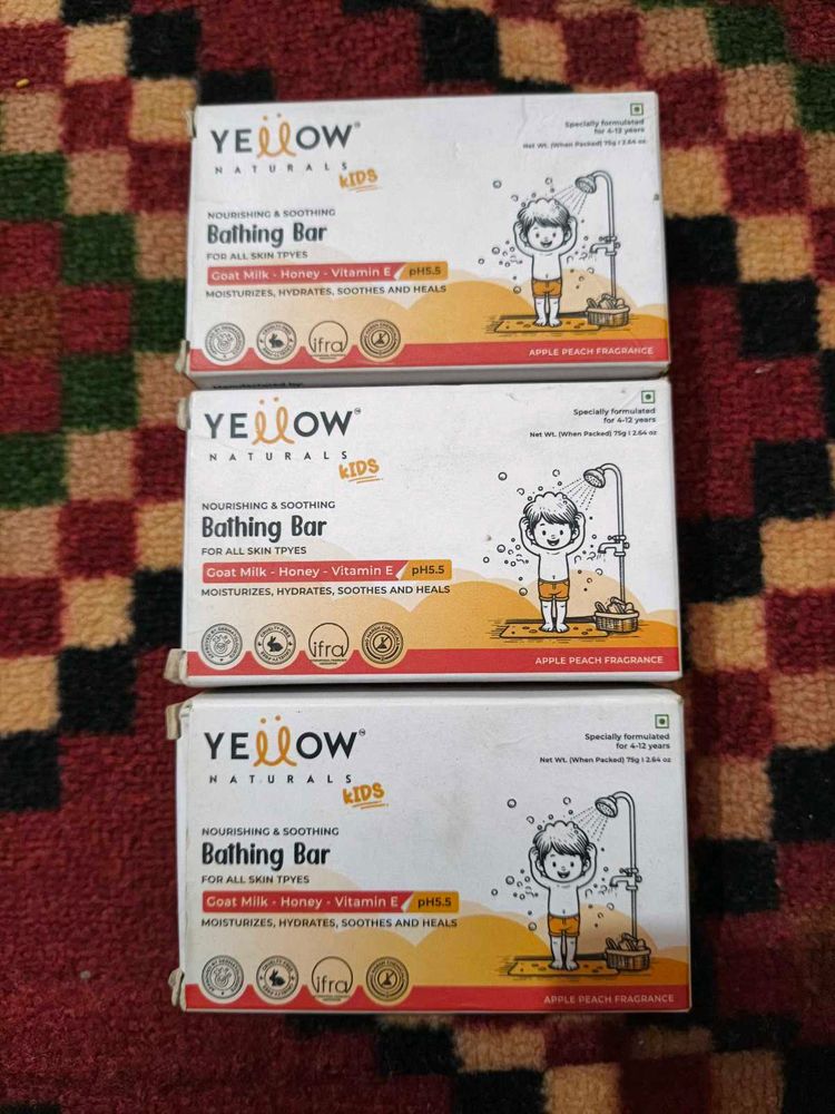 pack of 3, Kids Bathing Bar