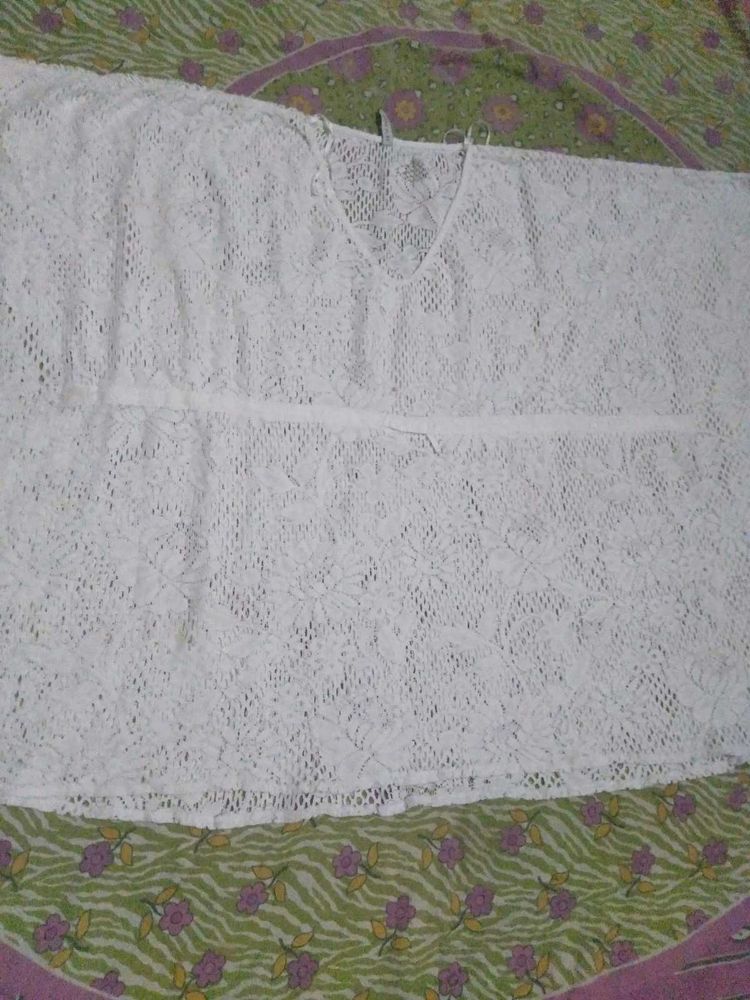 Elegant White kaftan
