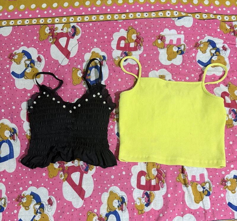Cute Crop Tops Set of 2