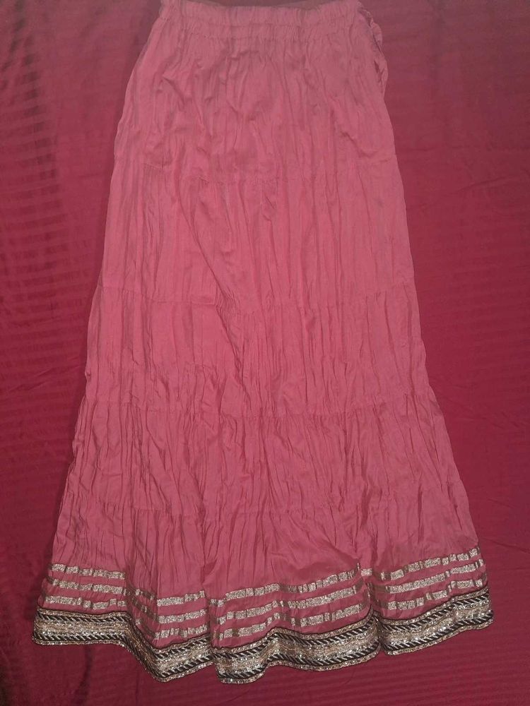 Ethnic Tiered Skirt | Y2K Embellishment