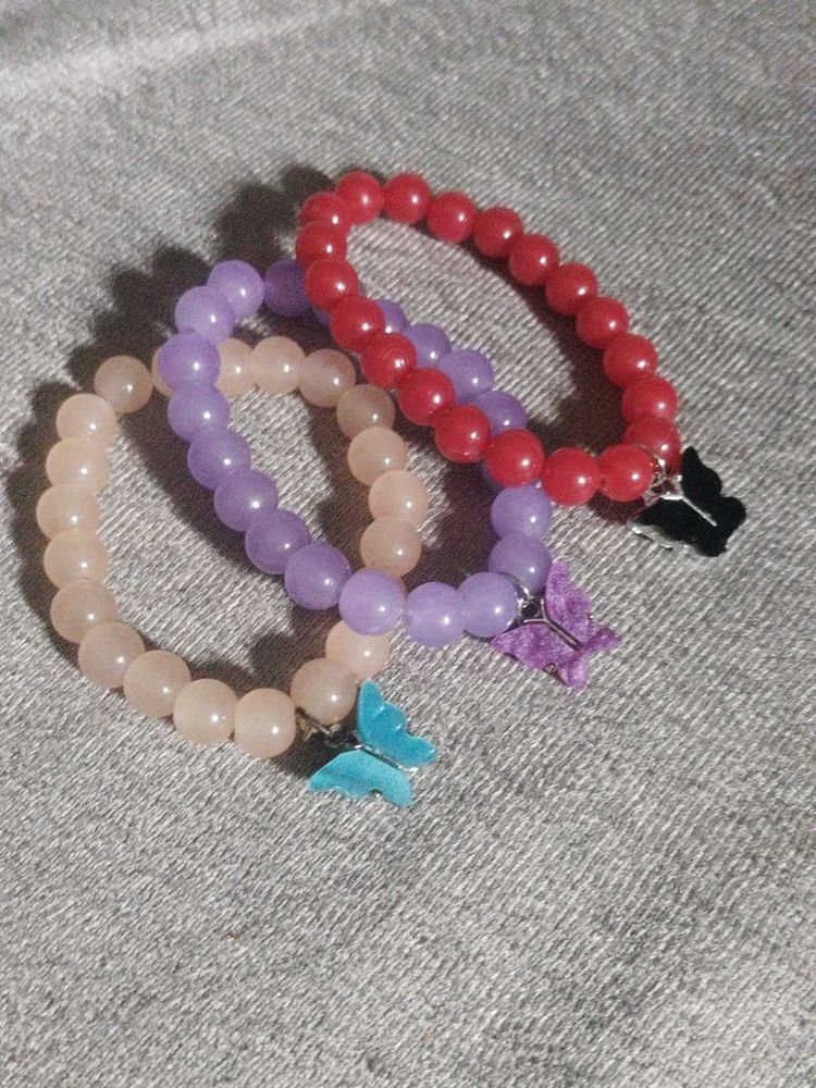 Cute Butterfly Beaded Bracelets