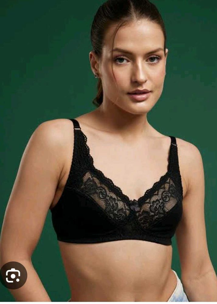 Elegant Black Lace Bra