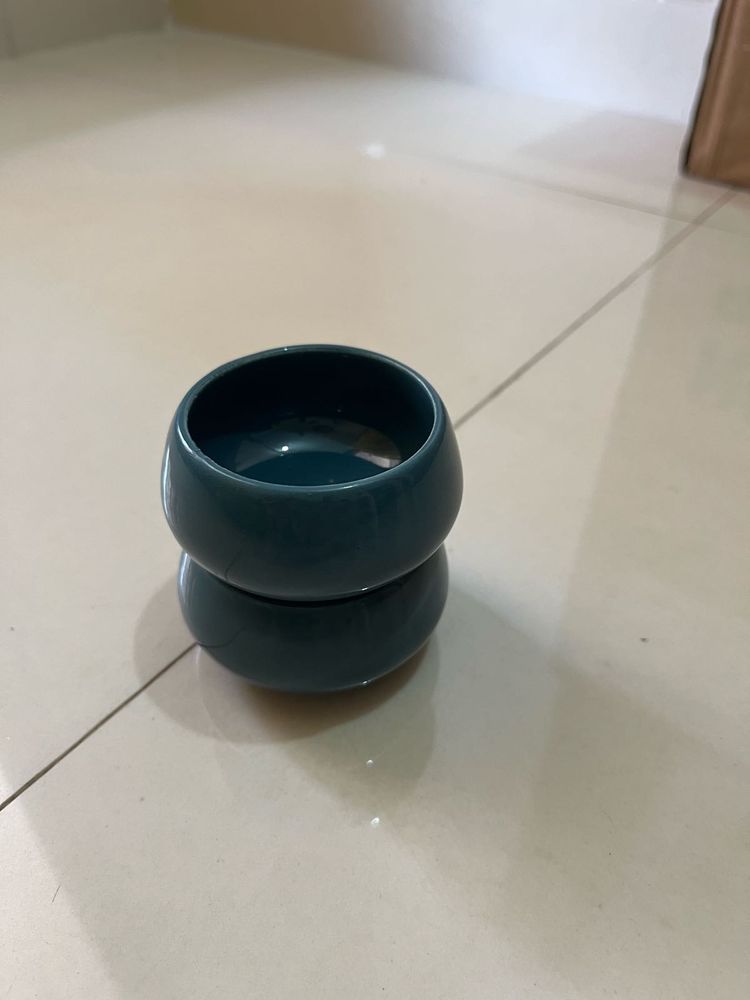 Ceramic mini bowl/ tealight candleholder (Set of 2