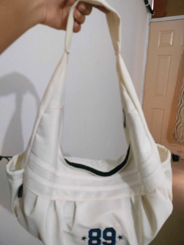 Stylish White Hobo Bag