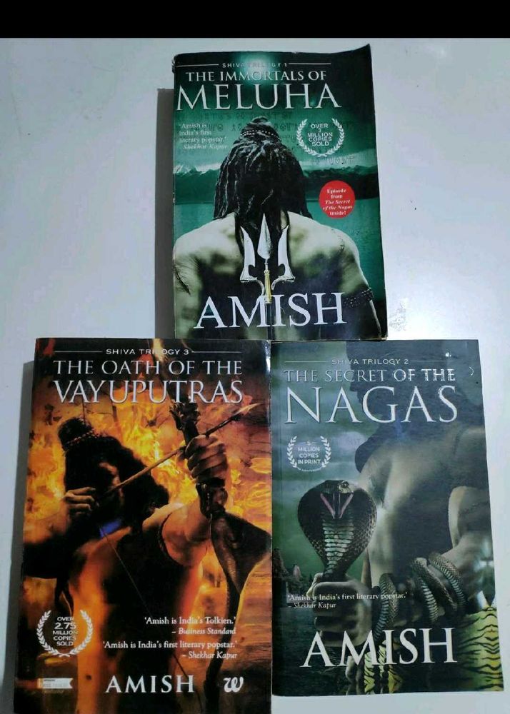 Shiva Trilogy by Amish Tripathi -Complete Set