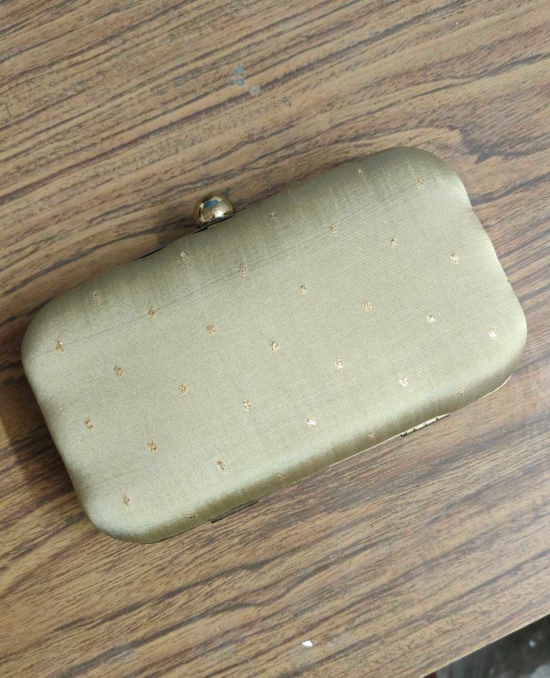 Set Of 2 banarasi Clutches Rusted