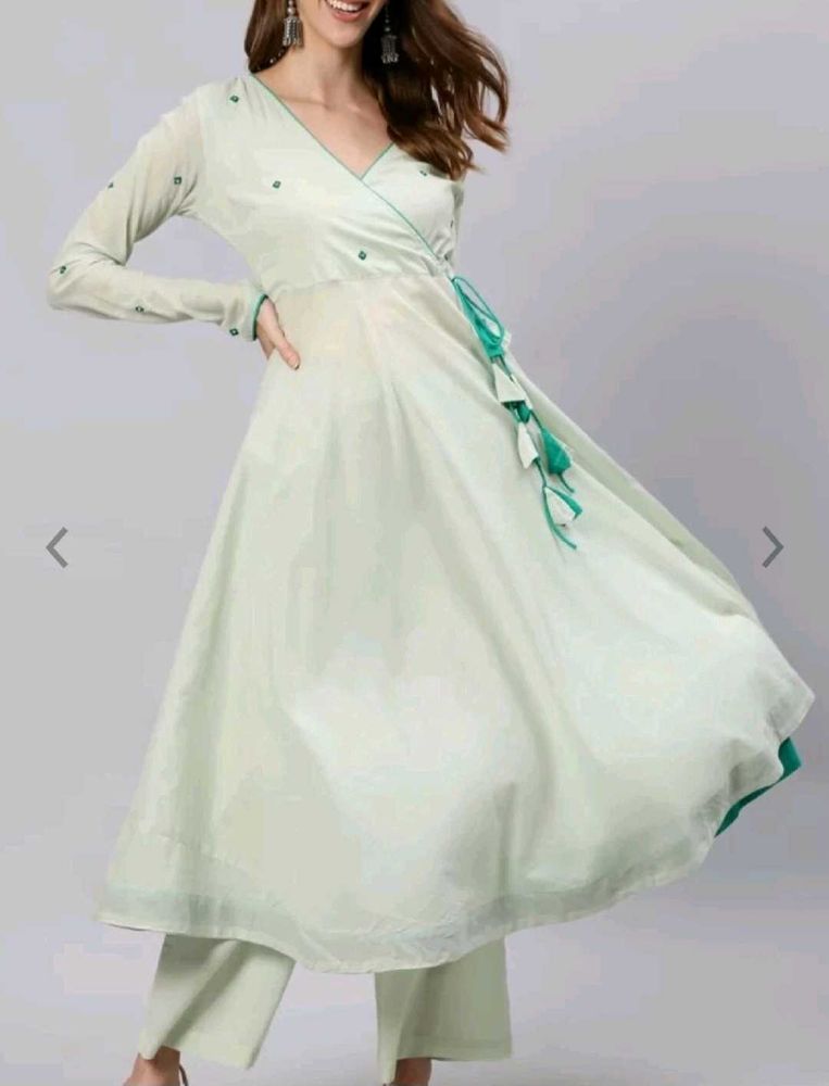Jaipuri Anarkali Kurti Set