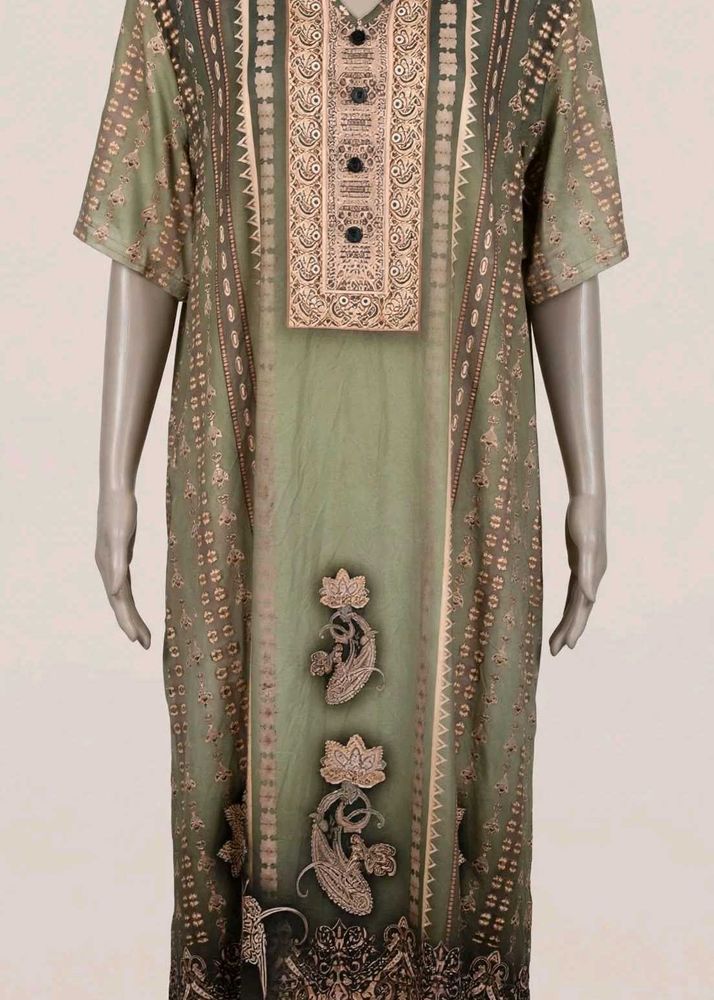 Elegant Green Printed Kurta