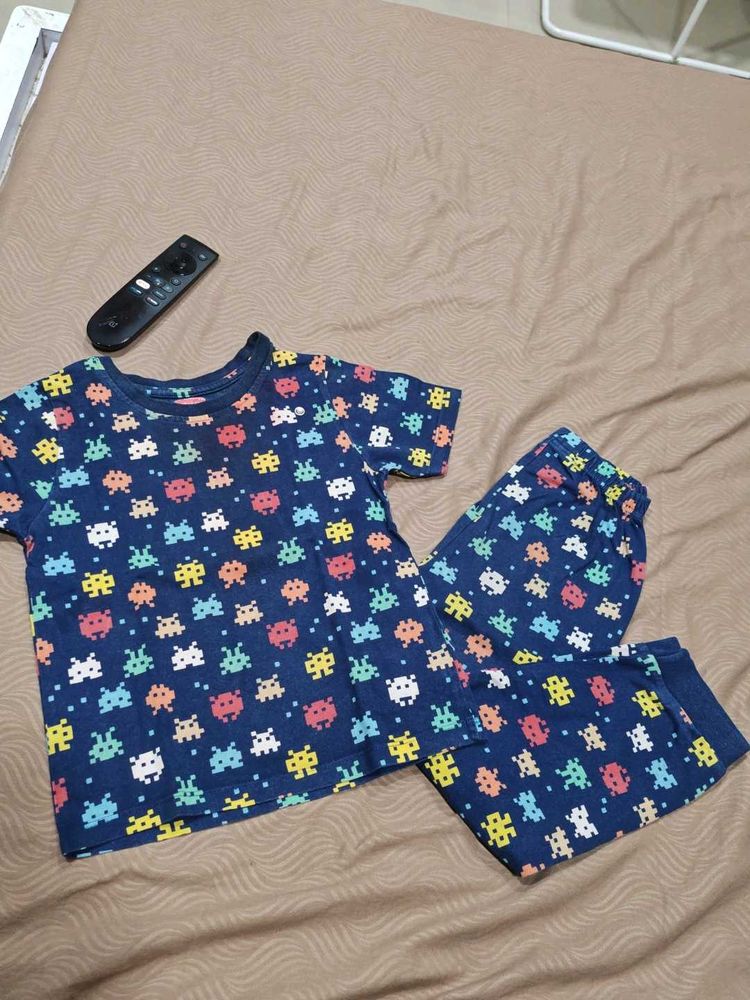 Boys Night Suit Set