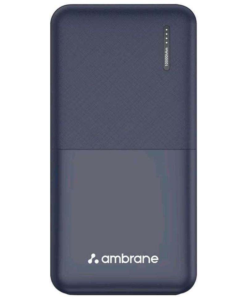 Ambrane 10000mAh Power Bank [BLACK] (RH)