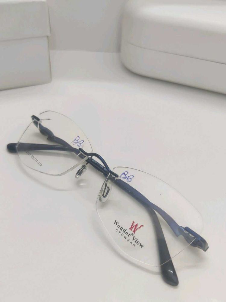 Wonder View Rimless Eyeglasses with Stud