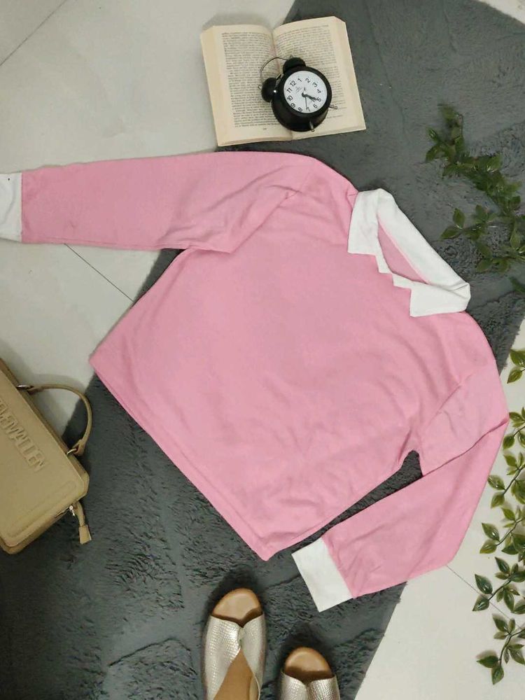 Pink Long Sleeve Top