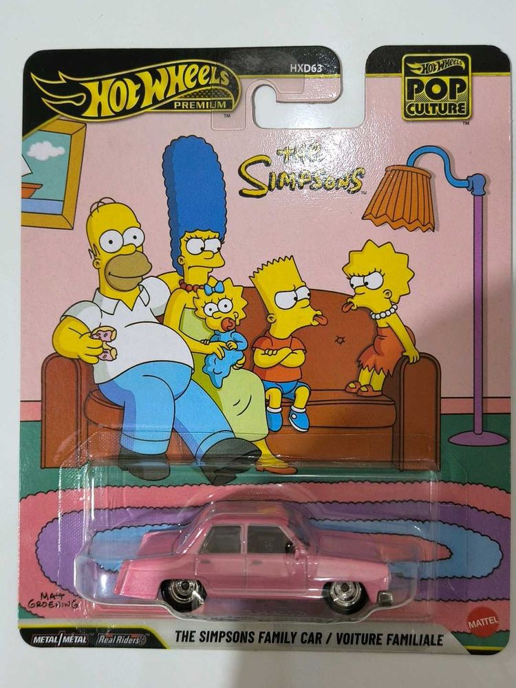 HOTWHEELS THE SIMPSONS FAMILY CAR