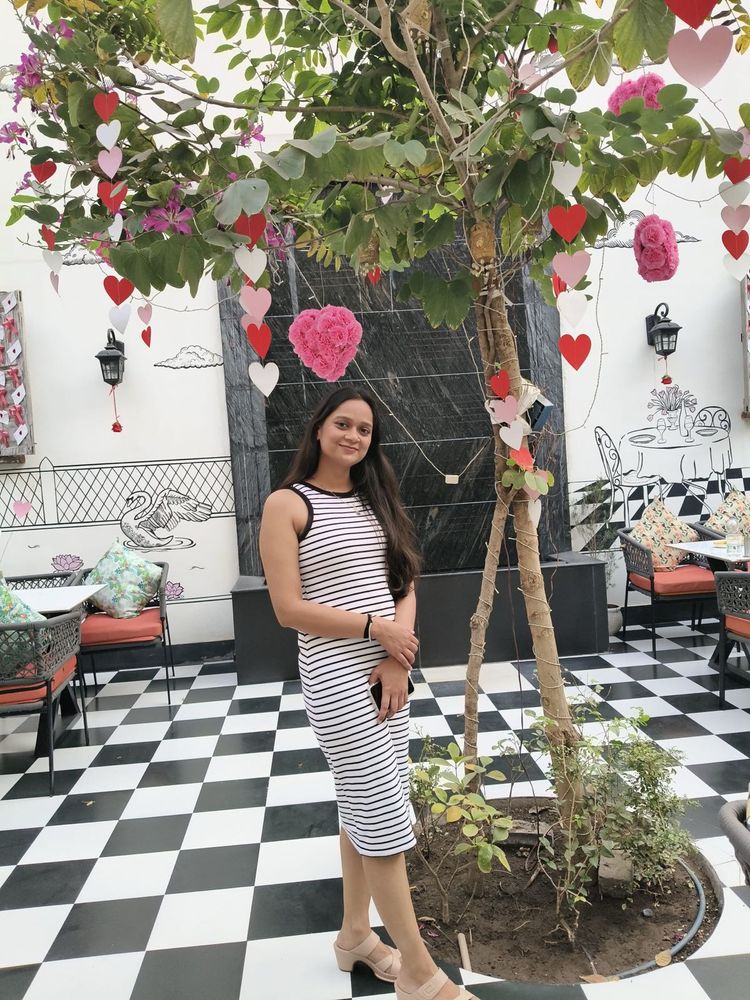 Striped Bodycon Midi Dress
