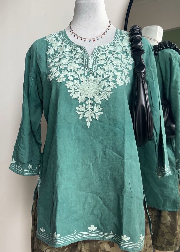 Embroidered Short Kurti