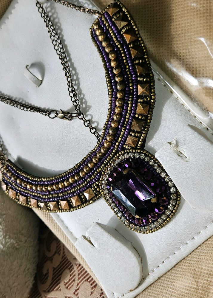 Purple Queens Neckpiece