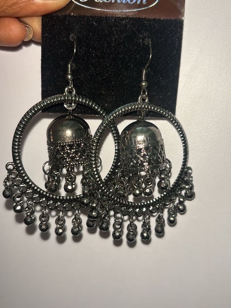 Boho Bell Hoop Earrings