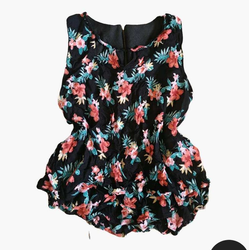 Floral crop top