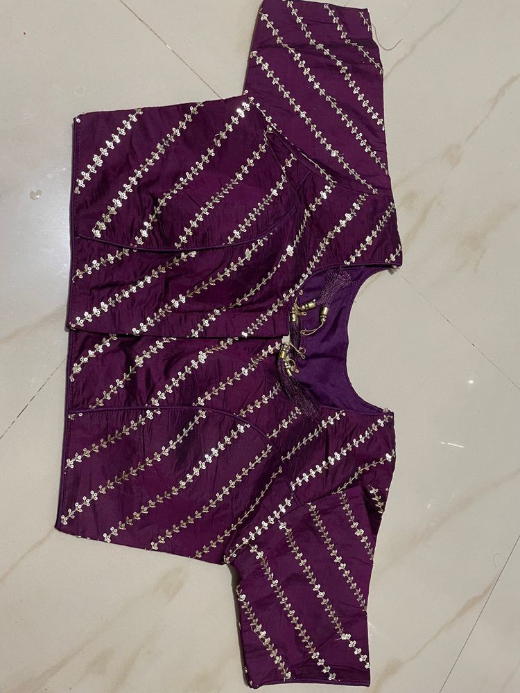 Final Price New purple wine color blouse for sale