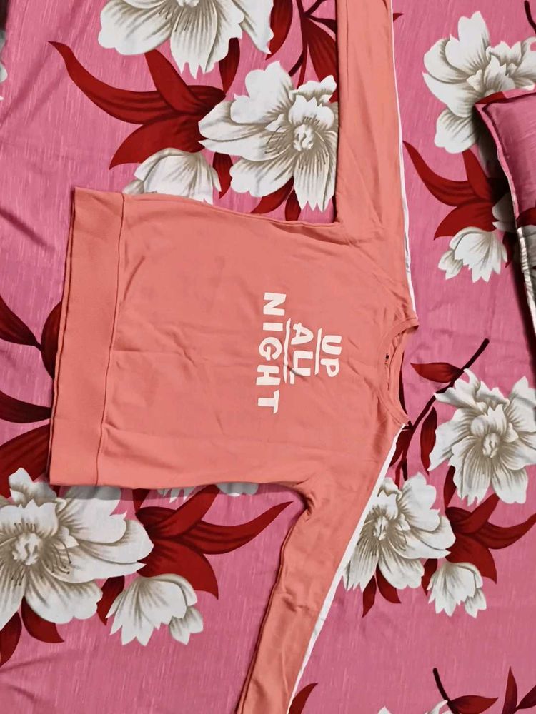 🧡🫶🏻 Cute Peach Graphic Sweatshirt 🫶🏻🧡