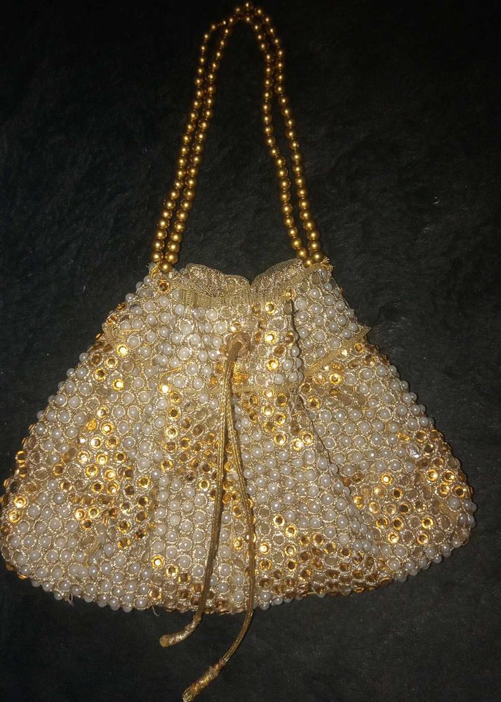 Elegant Beaded Potli Bag