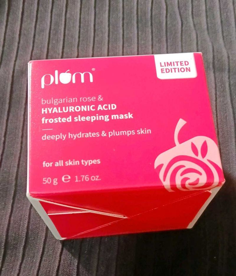 Plum  Sleeping Mask.